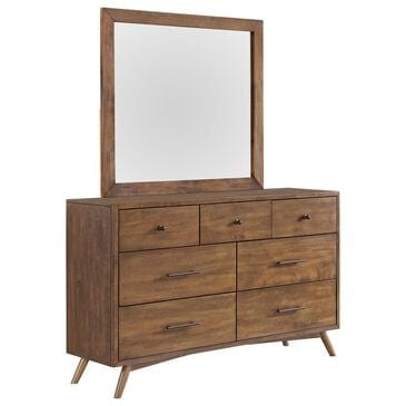 Martin Svensson Home 7-Drawer Dresser and Mirror in Cinnamon, , large