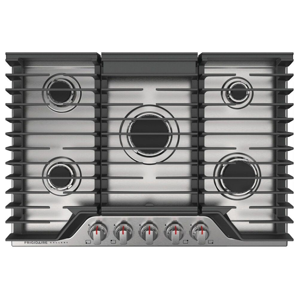 Frigidaire Gallery 2-Piece Kitchen Package with 30" Electric Microwave Combination Wall Oven and 30" Gas Cooktop in Stainless Steel, , large