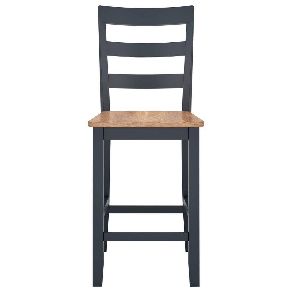 Ashley Gesthaven 3-Piece Counter Height Dining Set in Natural and Blue, , large