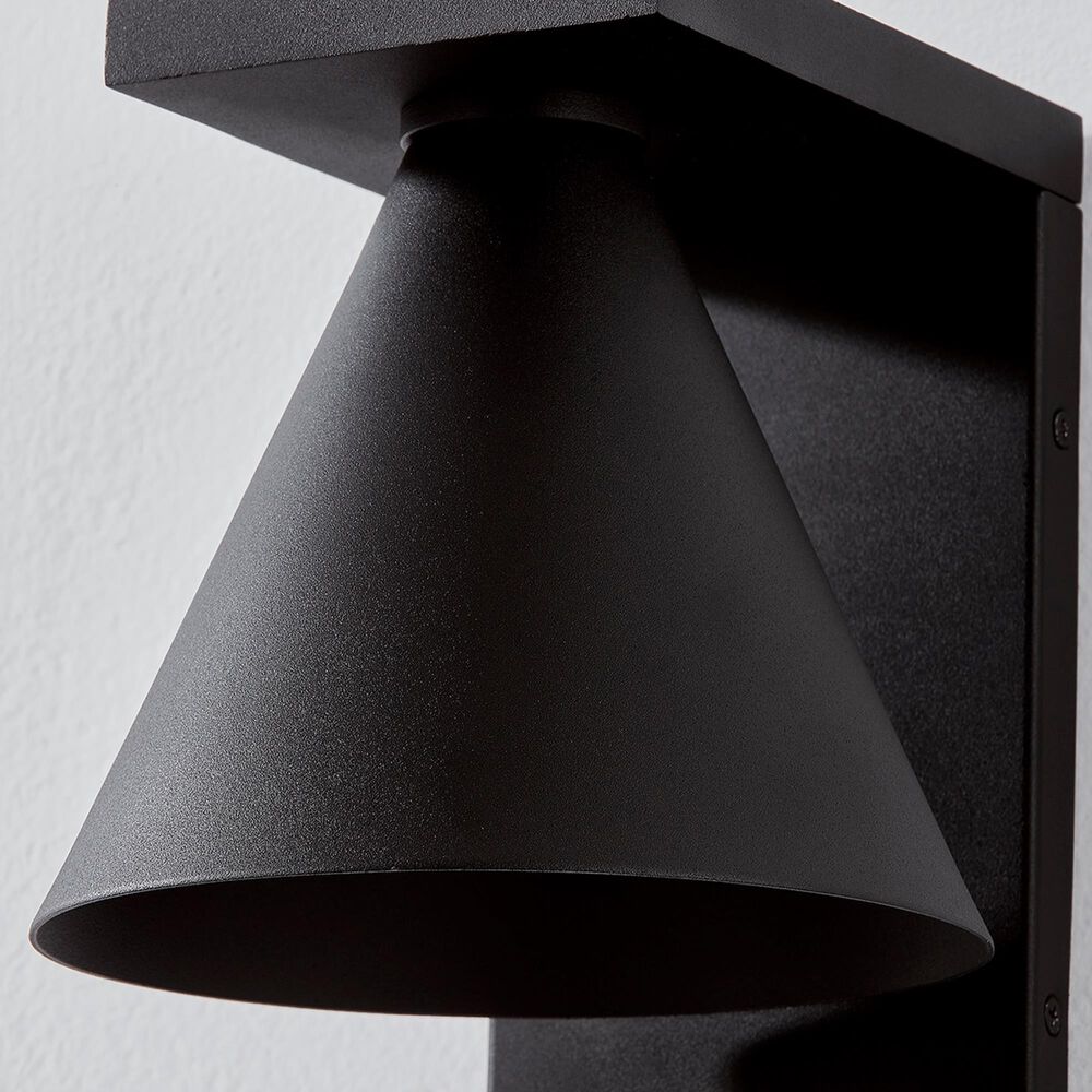 Troy Lighting Sean 12" 1-Light Wall Sconce in Texture Black, , large
