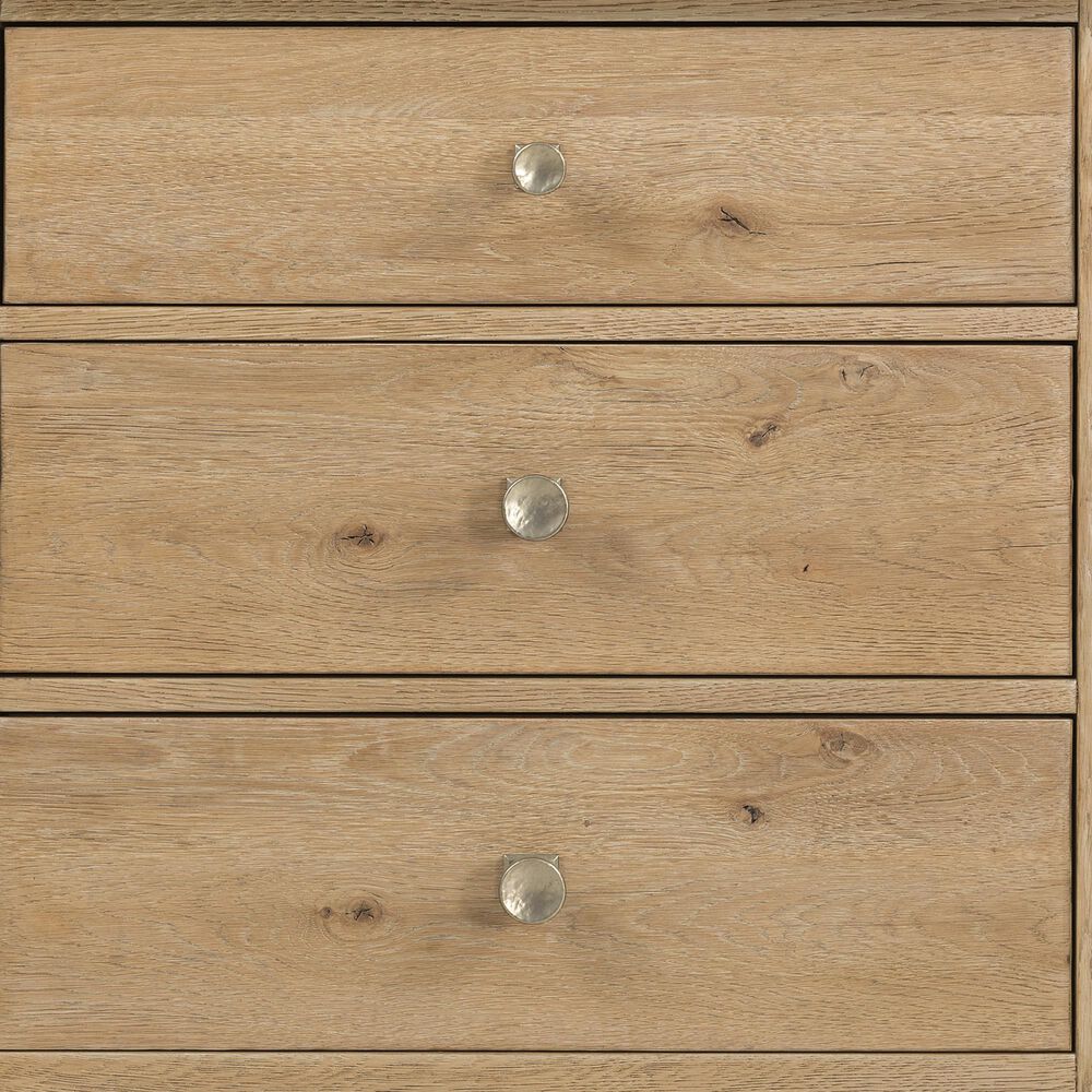 Hooker Furniture Driftwood King Panel Bed with Two Nightstands in Buckboard, , large