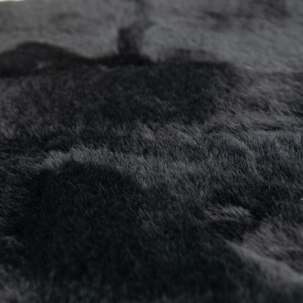 Central Oriental Ultimate Angora Black 7'6" x 9'6" Area Rug, , large