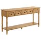 Forma & Co Turn Wood Sofa Table with Spindle Legs in Prairie Oak, , large