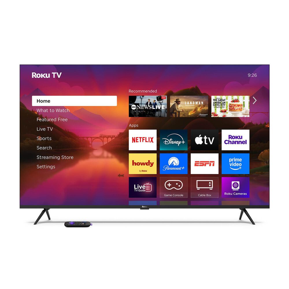 Roku 65" Class Plus Series QLED Mini-LED in Black - Smart TV, , large