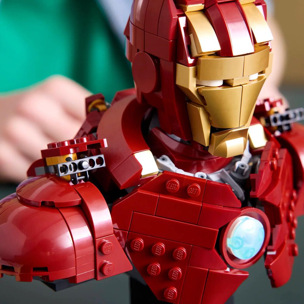 LEGO Marvel Iron Man MK6 Helmet Building Set, , large