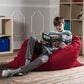 Jaxx 3.5" Pillow Kids Bean Bag in Cherry, , large