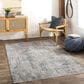 Surya Cardiff CDF-2302 Light Gray, Charcoal, Light Beige, Tan and Dark Blue 10" x 13"11" Area Rug, , large