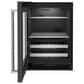 KitchenAid 24" Beverage Center with Left Hinge and Metal-Front Racks in Black Stainless Steel, , large