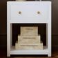 Butler Specialty Company Nora 1-Drawer 21" Nightstand in Textured White, , large
