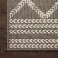 Loloi II Rainier RAI-05 9"2" x 12"2" Natural and Ivory Indoor/Outdoor Area Performance Rug, , large