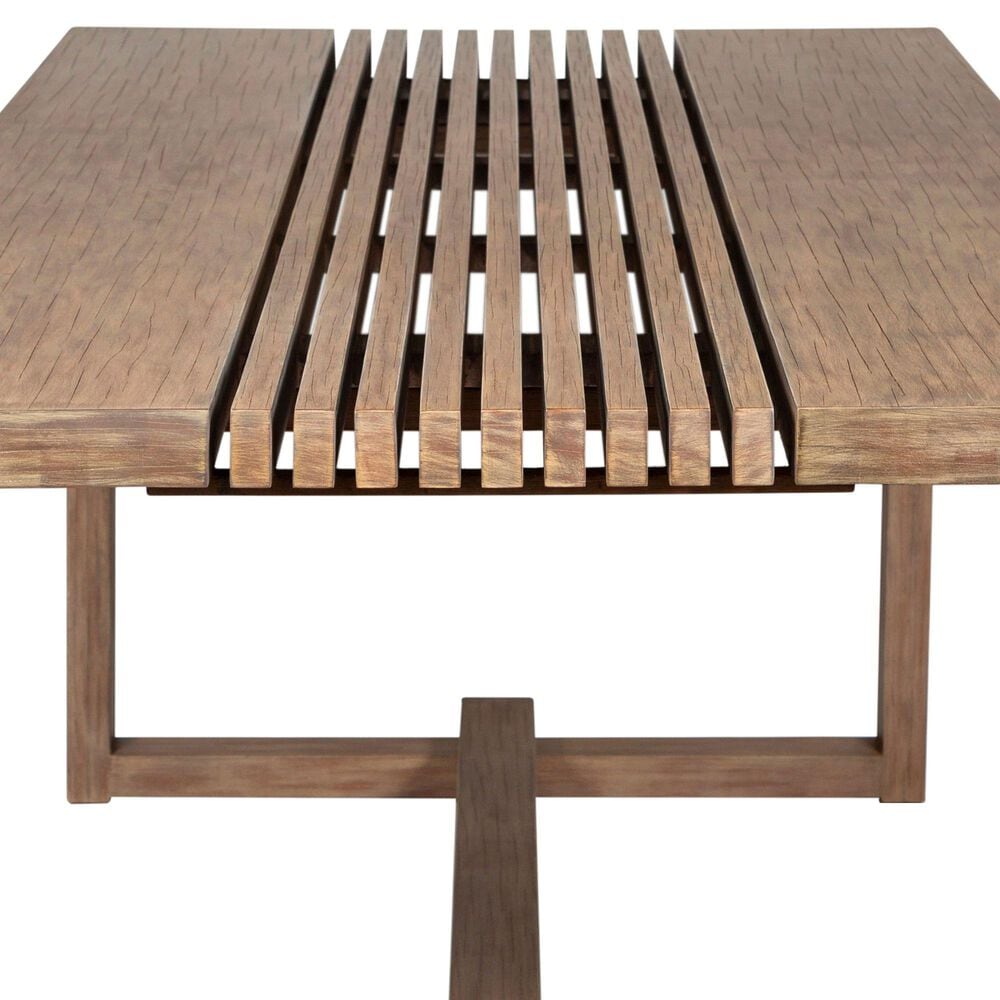 Blue River Vivid Outdoor Rectangular Dining Table in Light Eucalyptus - Table Only, , large