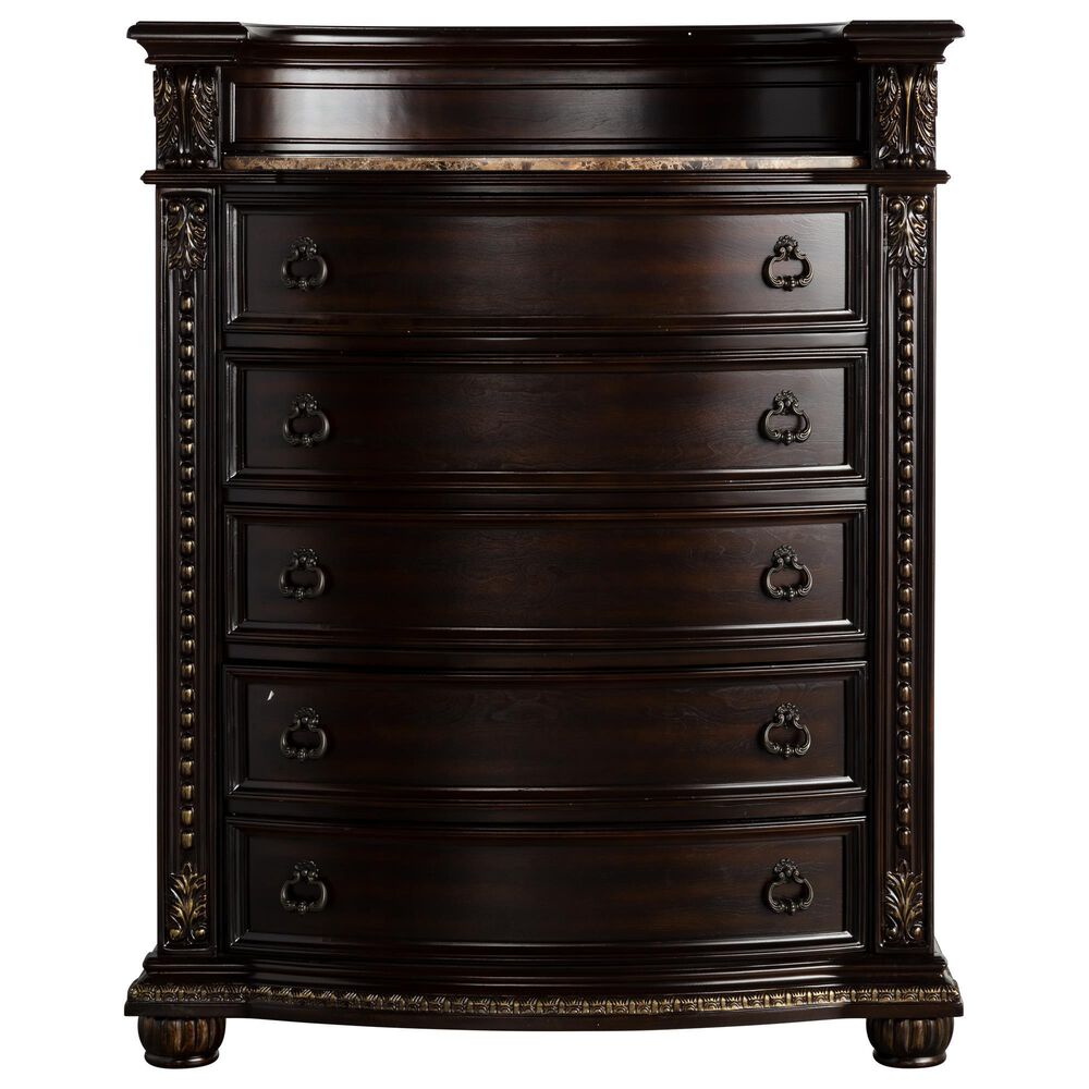 Crown Mark Stanley Chest in Rich Brown, , large