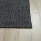 RIZZY Cable 5"0" x 7"6" Charcoal Area Rug, , large