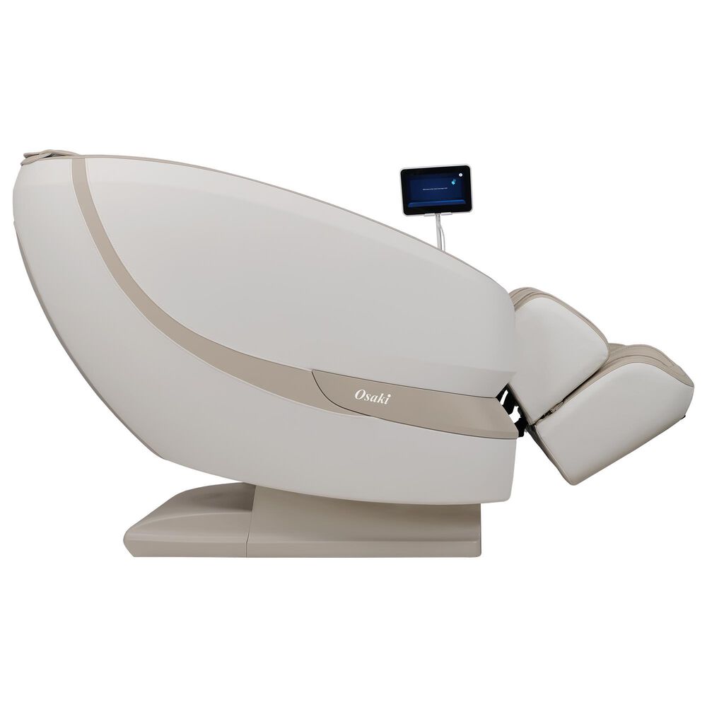 Osaki Oasis Zero Gravity Massage Chair in Beige, , large