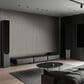MS International Acoustic Wood Slat 9.5" x 94.5" Wall Panels in Fog, , large