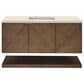 James Martin Vanities Marcello 48" Single Bathroom Vanity in Chestnut with 3 cm Eternal Marfil Quartz Top and Rectangular Sink, , large