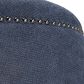 Uttermost Gumdrop Ottoman in Denim Blue, , large