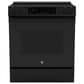 GE Appliances 30" Slide-In Electric Range with Crisp Mode in Black, , large