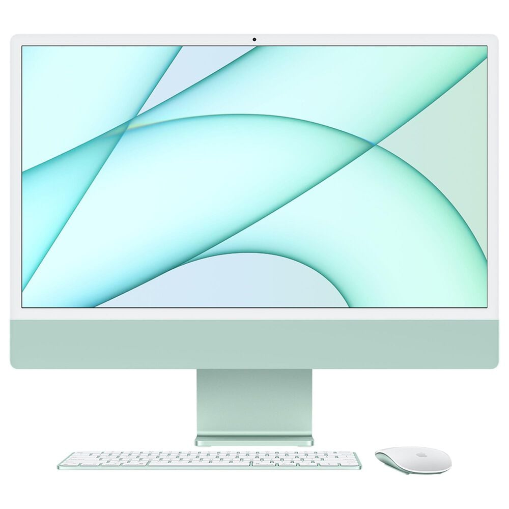 Apple iMac (4.5K Retina, 24-inch, 2021) 7C GPU | 256GB | 2-Port - Green (Latest Model) with 3 Years AppleCare, , large