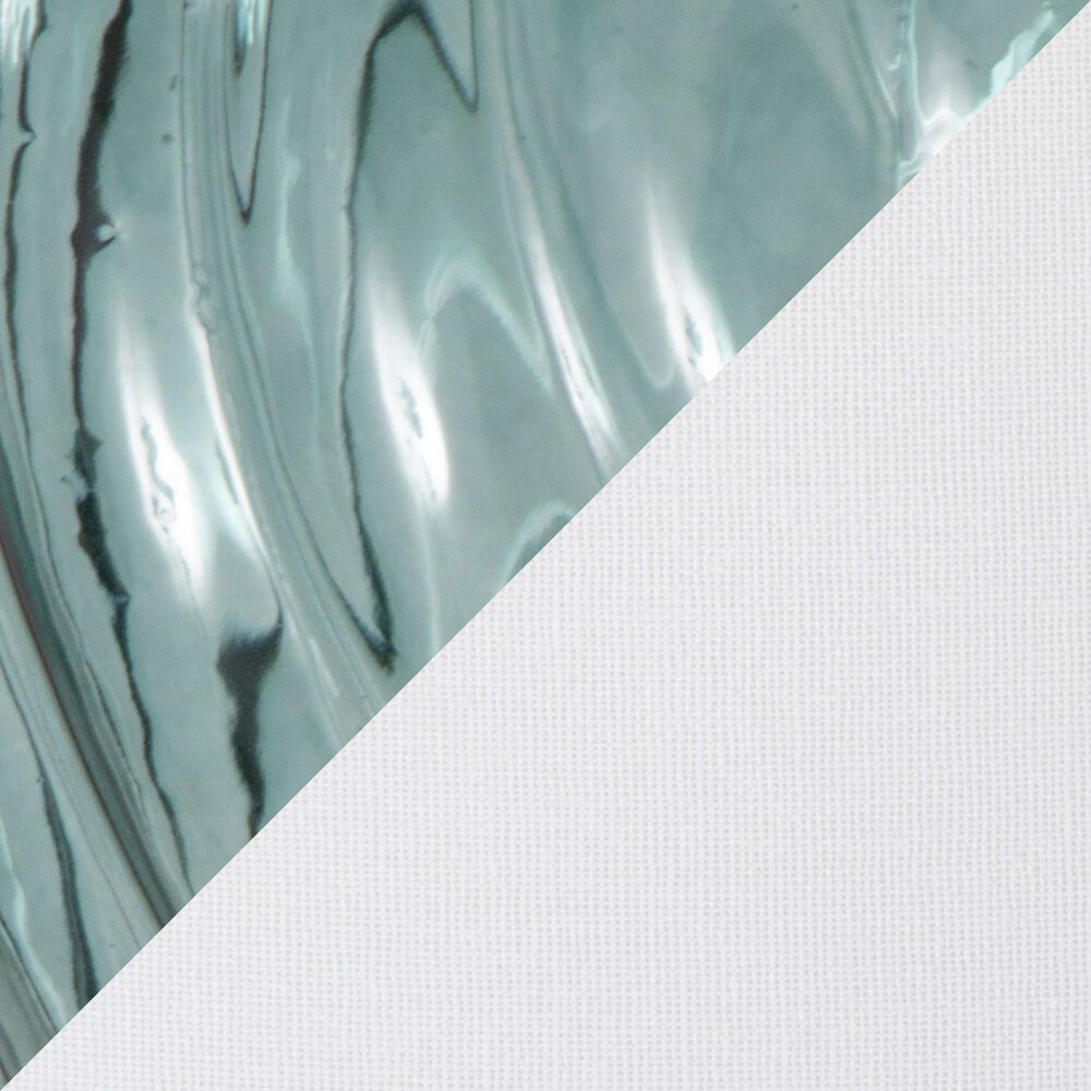 LumiSource Windsor Table Lamp in Clear Turquoise and Polished Nickel (Set of 2), , large