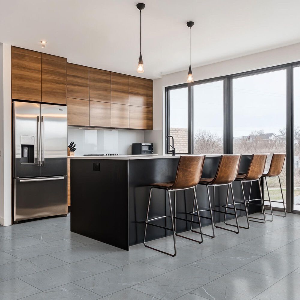 MS International Aylana Gris 12" x 24" Porcelain Tile, , large