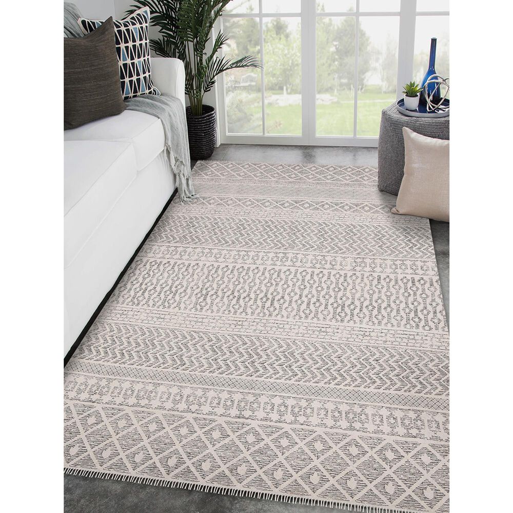 Amer Rugs Dune 5&#39; x 7&#39;6&quot; Gray Area Rug, , large