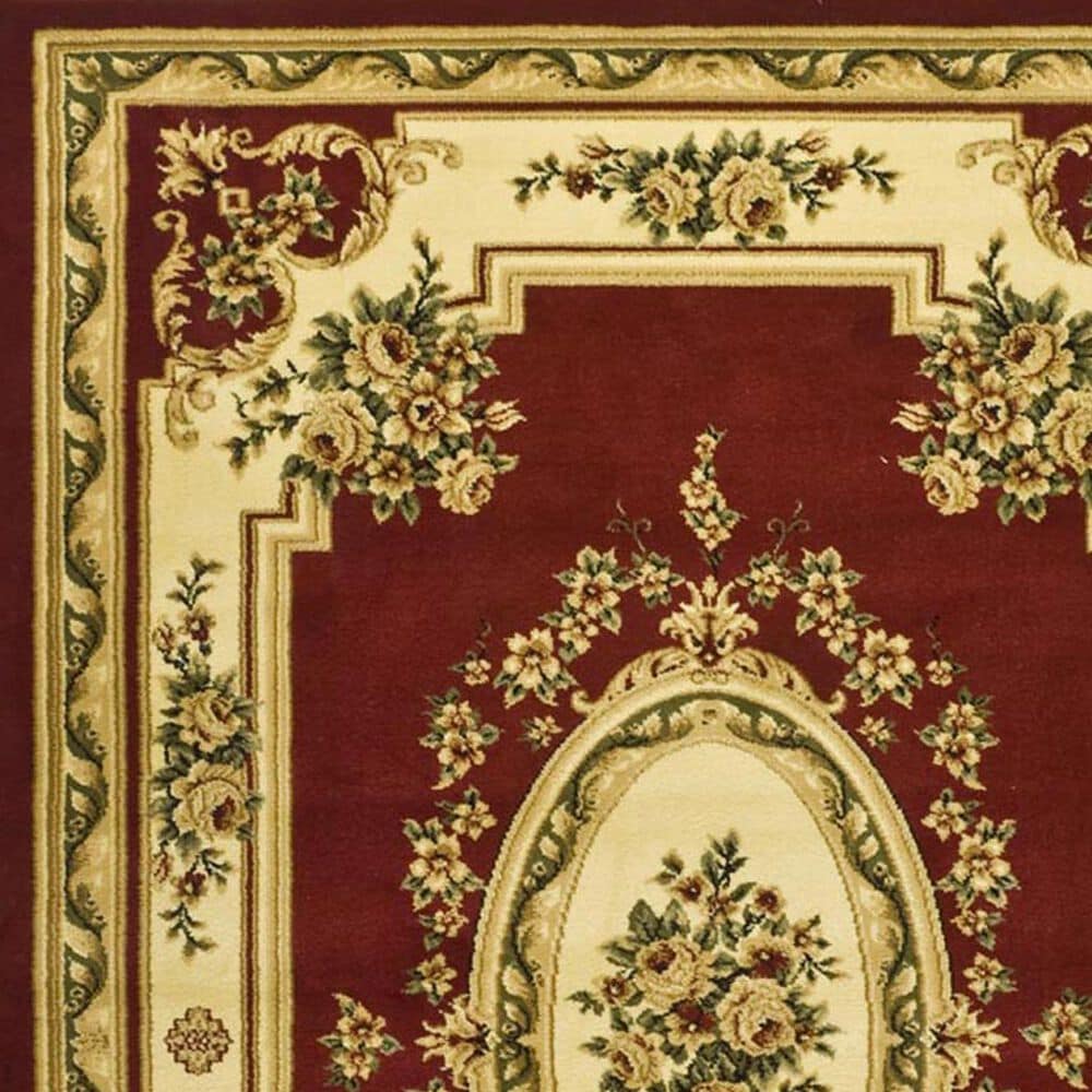 Safavieh Lyndhurst LNH218 8&#39; Round Red and Ivory Area Rug, , large