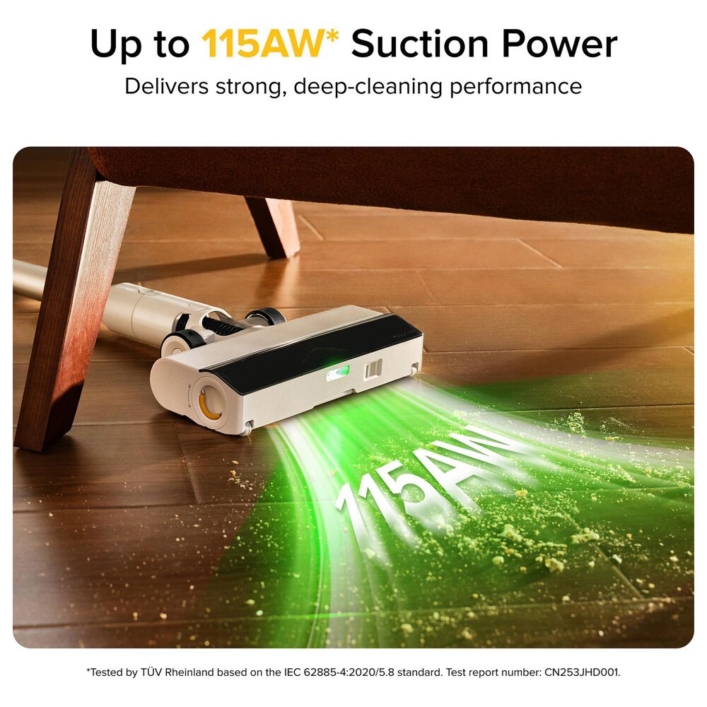 Roborock H60 Cordless Stick Vacuum Cleaner in White, , large