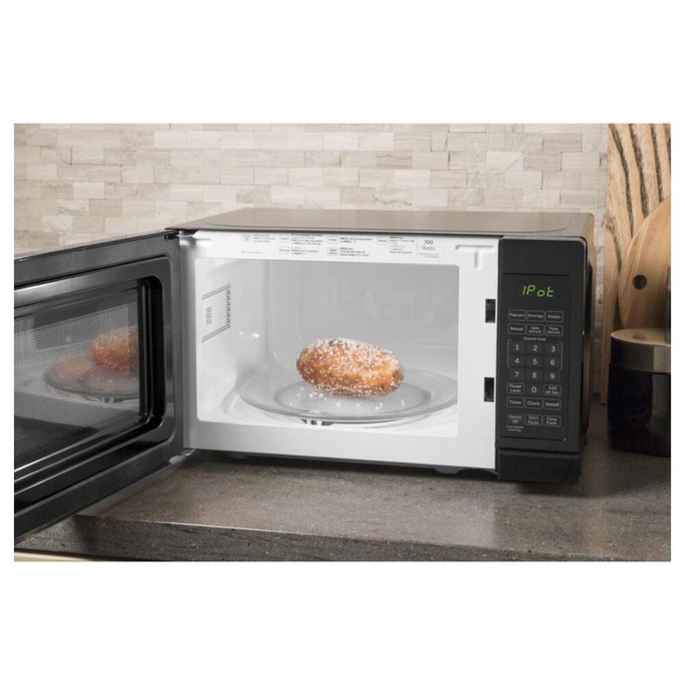 GE Appliances 0.7 Cu.Ft. Countertop Microwave Oven with Optional Hanging Kit in Black, , large