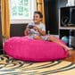 Jaxx 4" Cocoon Kids Bean Bag in Fuchsia, , large