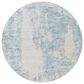 Surya Aisha 6"7" Round Light Blue, Gray, Light Gray and Off-White Area Rug, , large