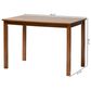 Baxton Studio Eveline Dining Table in Walnut Brown - Table Only, , large