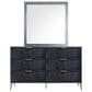 New Heritage Design Kailani 4-Piece Queen Bedroom Set in Black and Gold, , large