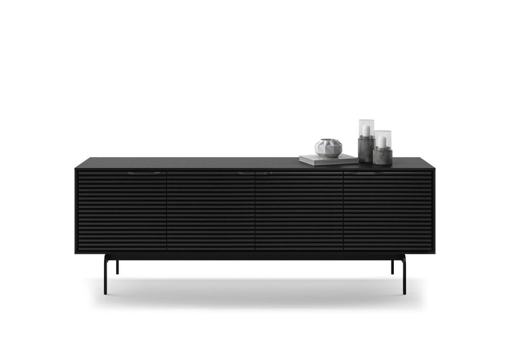BDI Align 81&quot; TV Credenza in Ebonized Ash, , large