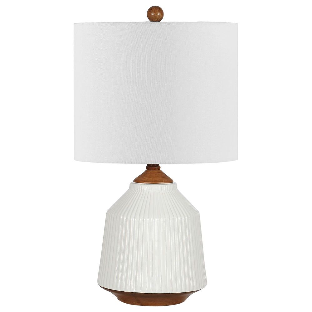 Safavieh Bowie Table Lamp in Brown and White, , large