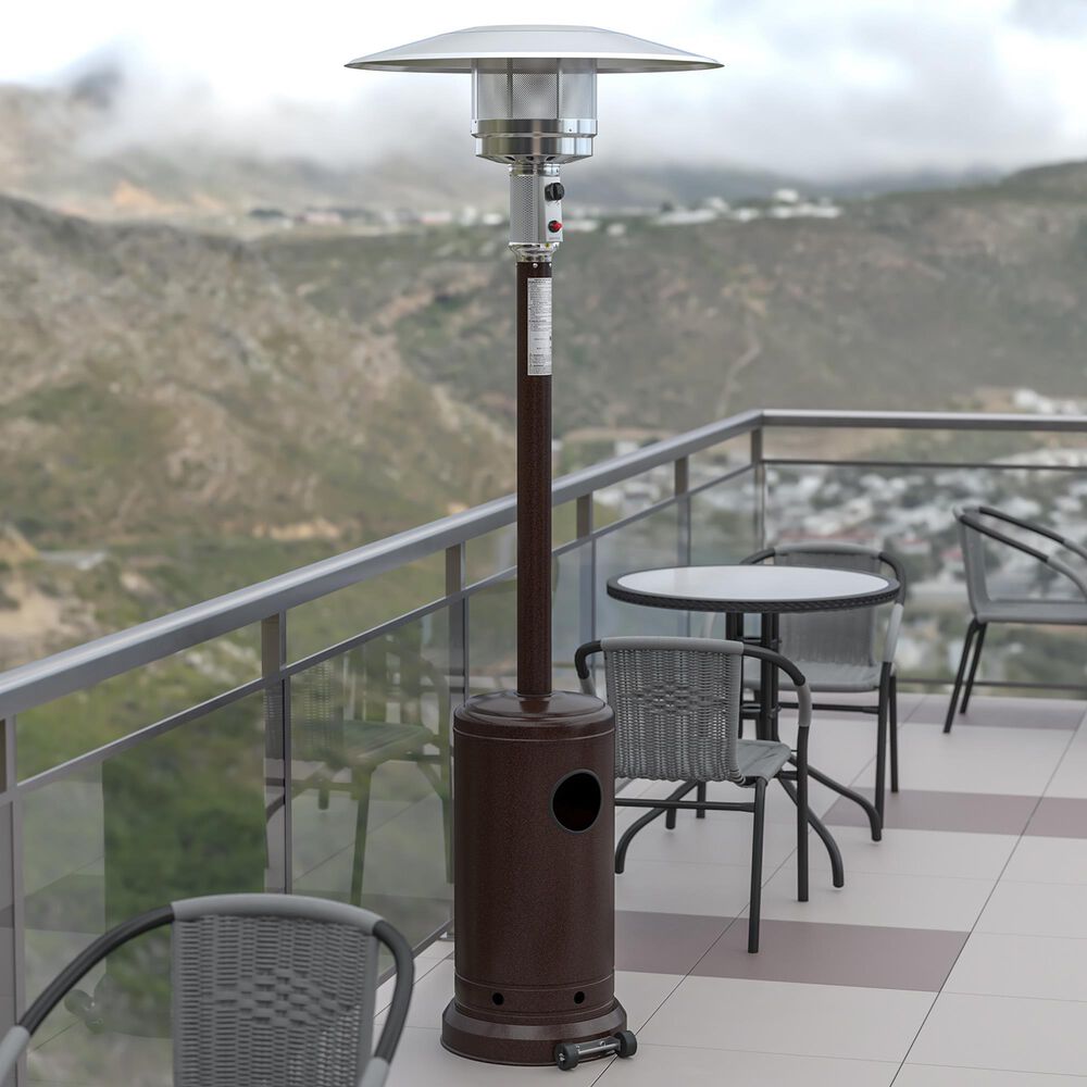 Flash Furniture Sol 40000 BTU Patio Heater in Brown | NFM