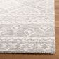 Safavieh Micro-Loop 5" x 8" Dark Gray and Ivory Area Rug, , large