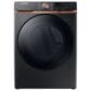Samsung Laundry Pair with 5.0 Cu. Ft. Smart Front Load Washer with 7.5 Cu. Ft. Smart Electric Dryer in Brushed Black , , large