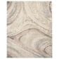 Nourison Brushstrokes 7"10" x 9"10" Cream and Grey Area Rug, , large