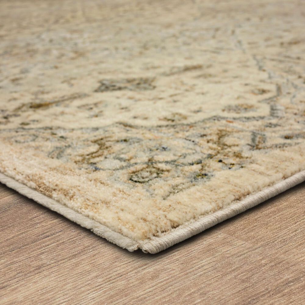 Karastan Divina Gloriana 2&#39;6&quot; x 7&#39;10&quot; Cream Runner, , large