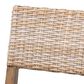 Baxton Studio Barossa Side Chair in Kubu Grey and Rustic Taupe, , large