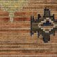Oriental Weavers Legacy LGY01 Rust and Blue 9"10" x 12"10" Area Rug, , large