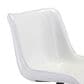 Zuo Modern Aki Bar Stool in White and Black (Set of 2), , large