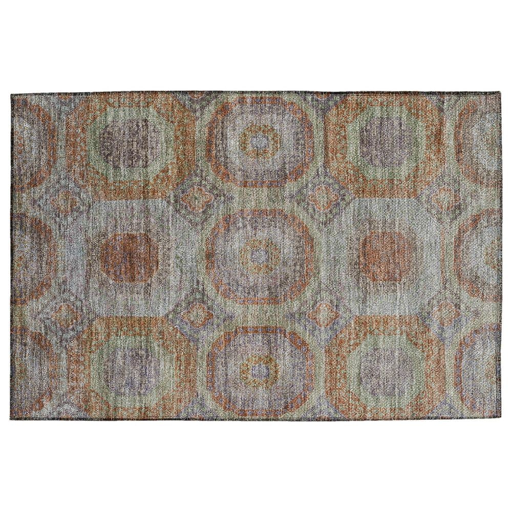 Dalyn Rug Company Karaj KJ6 2"6" x 3"10" Paprika Indoor/Outdoor Area Rug, , large