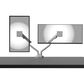 Kanto Dual Monitor Desk Mount for 17" - 35" Displays in White, , large