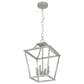 Hunter Laurel Ridge 12" 4-Light Lantern Pendant in Brushed Nickel, , large