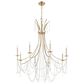 Quorum Malin 8-Light Chandelier in Antique Silver, , large