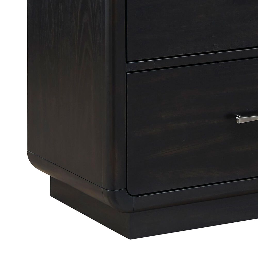 Millenium Rowanbeck Dresser and Mirror in Rich Layered Black, , large