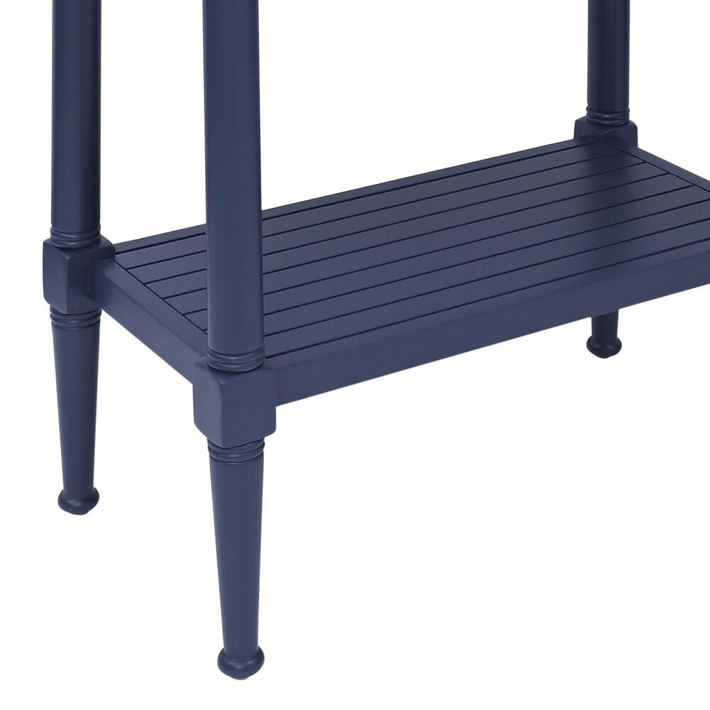 Linon Home Decor Seaboard Accent Table in Navy, , large
