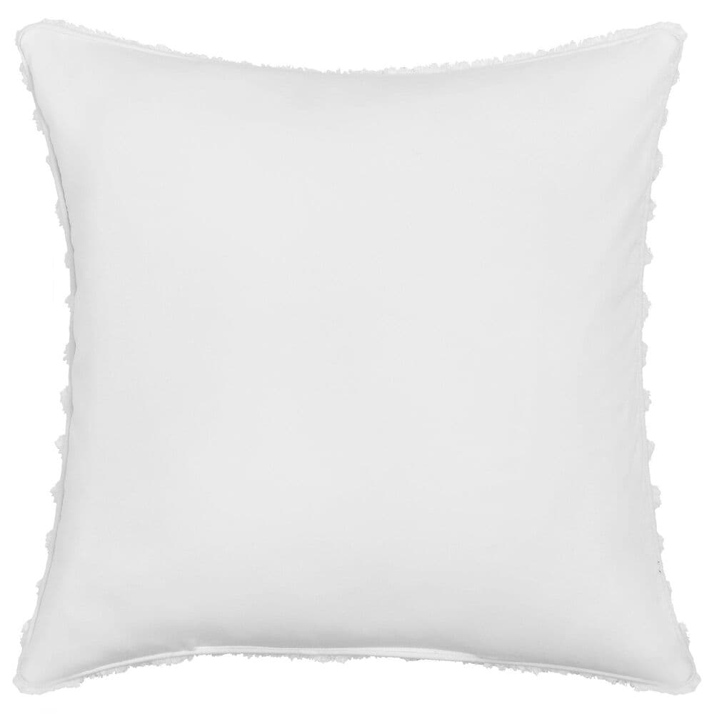J. Queen New York Darby 20&quot; Square Throw Pillow in White, , large